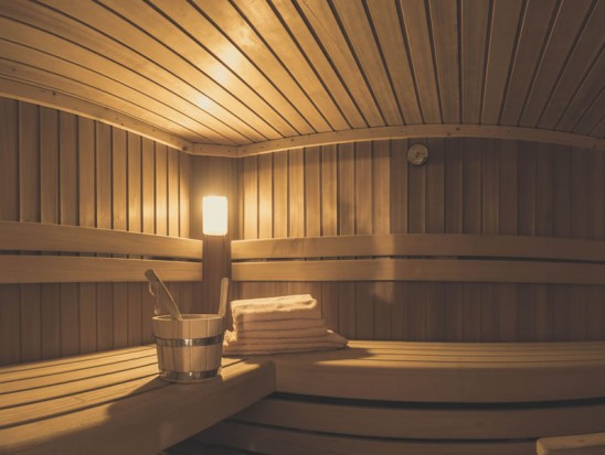 Sauna und Infrarotkabine im Haus Schlager in Annaberg