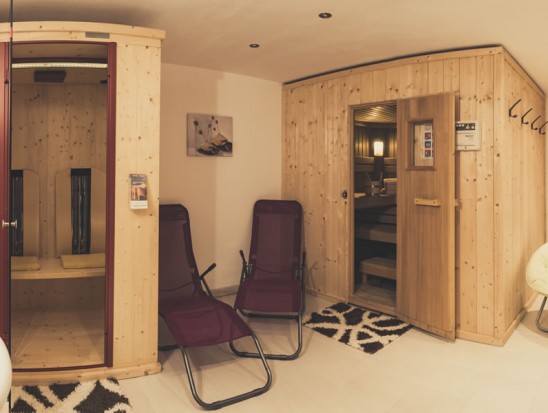 Sauna und Infrarotkabine im Haus Schlagerin Annaberg